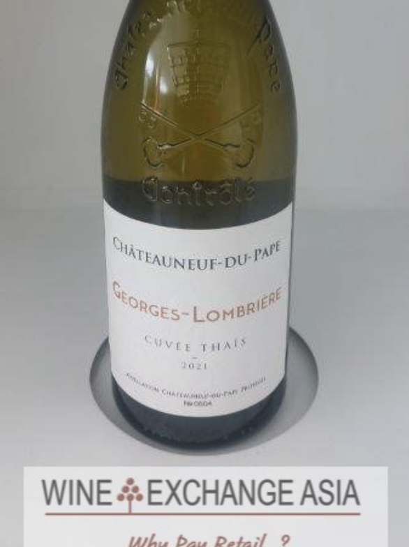 (image for) Georges-Lombrière Châteauneuf-du-Pape Blanc Cuvée Thaïs 2021 (WE 92)